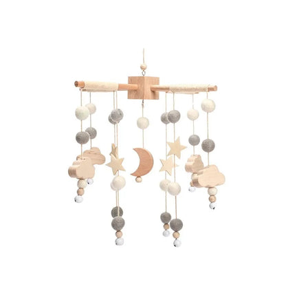 Musical Baby Cloud Rattle & Crib Mobile for Newborns