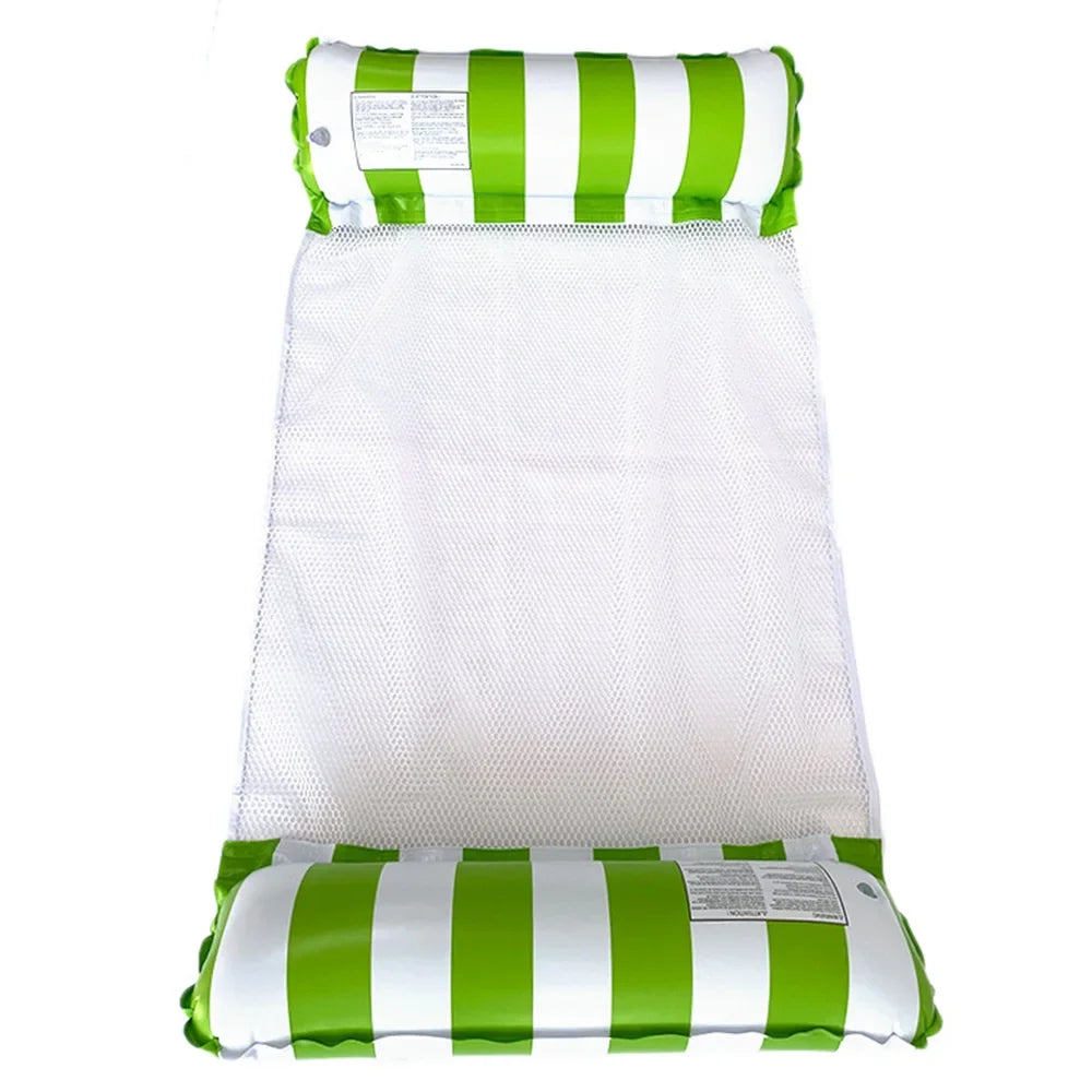 Inflatable Hammock Pool Float - Two Tube Folding Design
