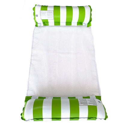 Inflatable Hammock Pool Float - Two Tube Folding Design