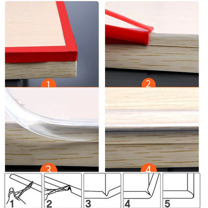 Clear PVC Corner Protectors for Baby Safety at Home