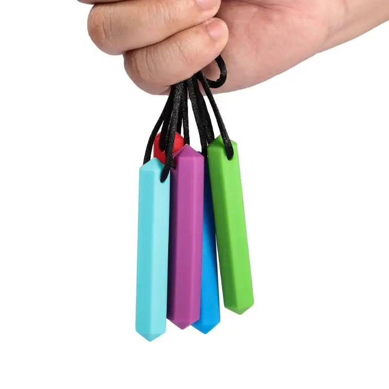 Silicone Chew Necklace for Kids with Autism and Sensory Needs
