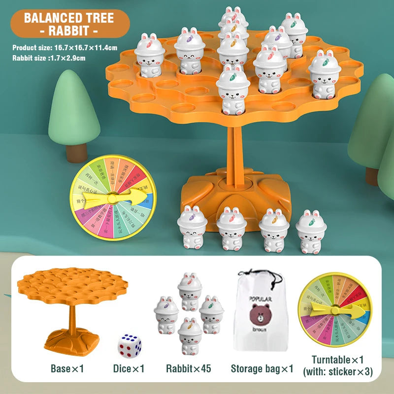 Frog Balance Tree Math Game for Kids - Family Fun Activity