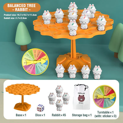 Frog Balance Tree Math Game for Kids - Family Fun Activity