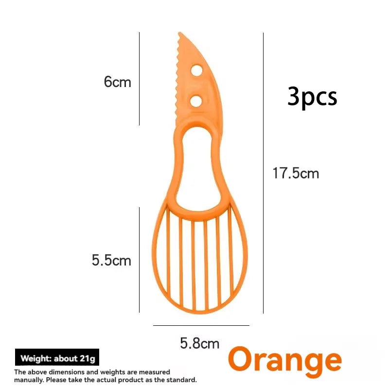 3-in-1 Avocado Slicer Tool – Corer Peeler Cutter Kitchen Gadget