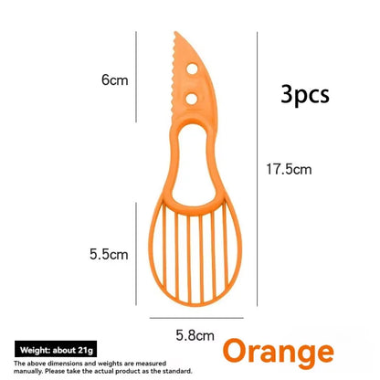3-in-1 Avocado Slicer Tool – Corer Peeler Cutter Kitchen Gadget