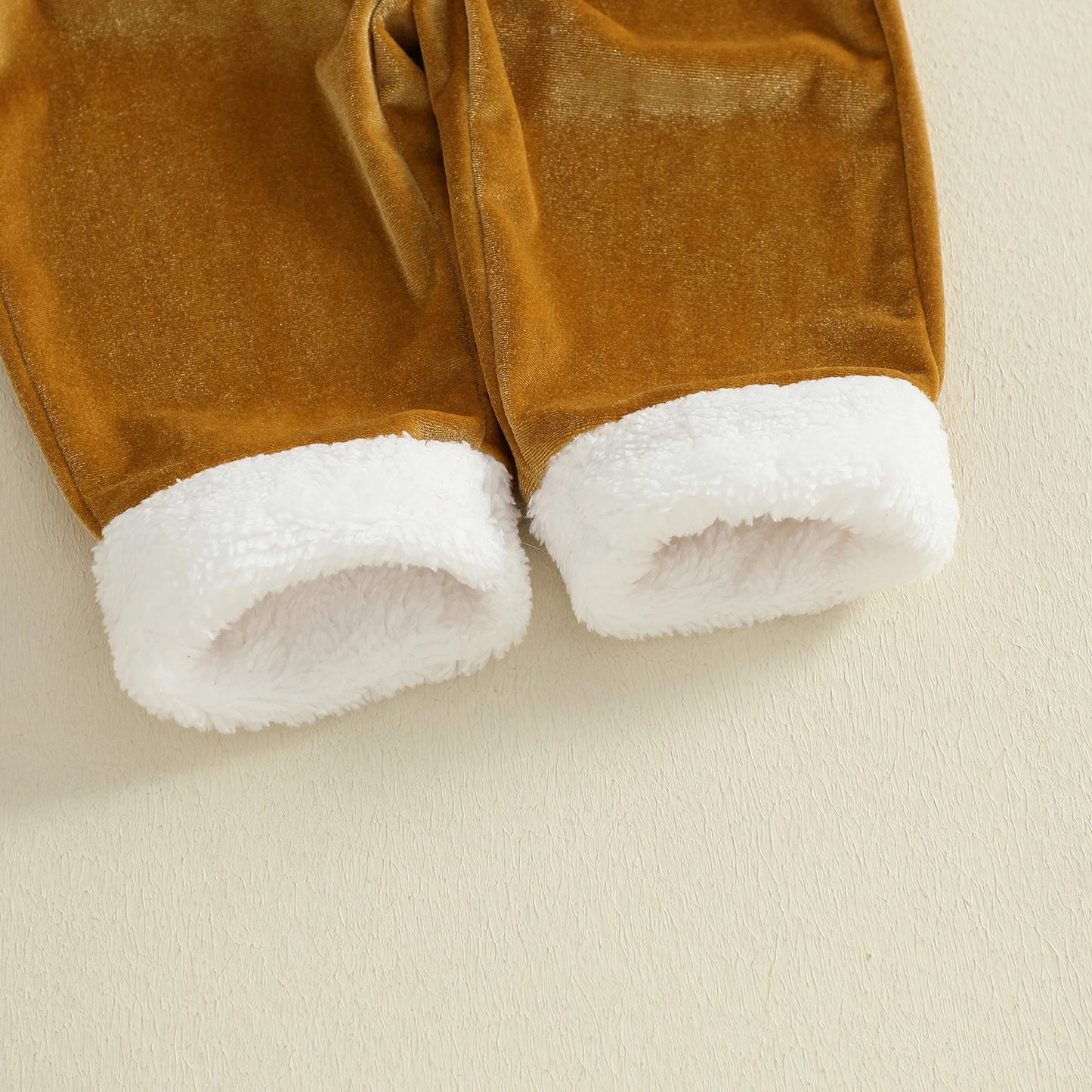 Velvet Christmas Outfit Set for Infant Boys and Girls
