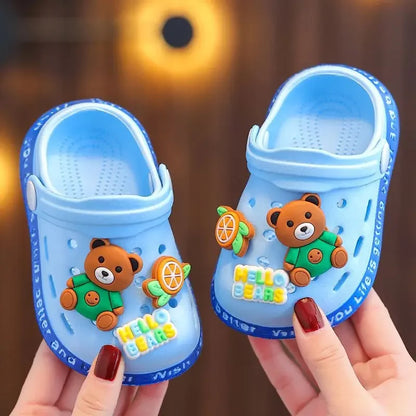 Soft Sole Baby Sandals with Cute Cartoon Designs