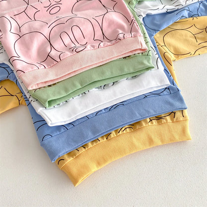 Mickey Mouse Baby Sweatshirt Set for Toddler Boys and Girls