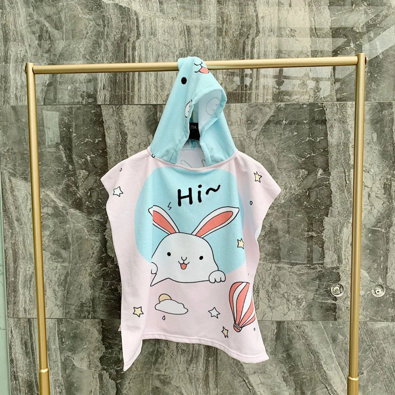 Dinosaur Hooded Bathrobe for Kids and Infants