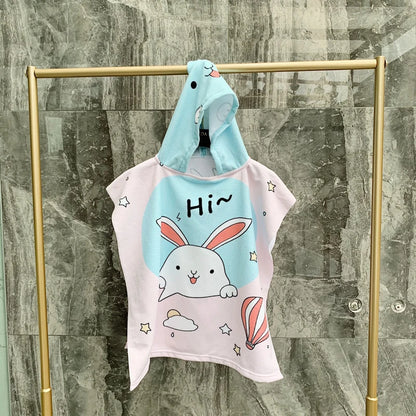 Dinosaur Hooded Bathrobe for Kids and Infants