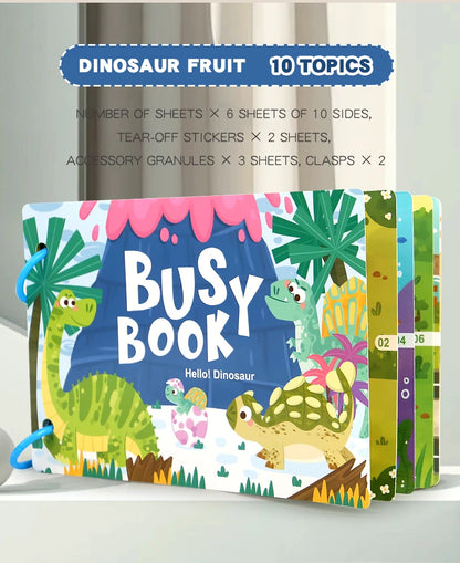 Montessori Busy Book for Early Learning in Children 1-3 Years