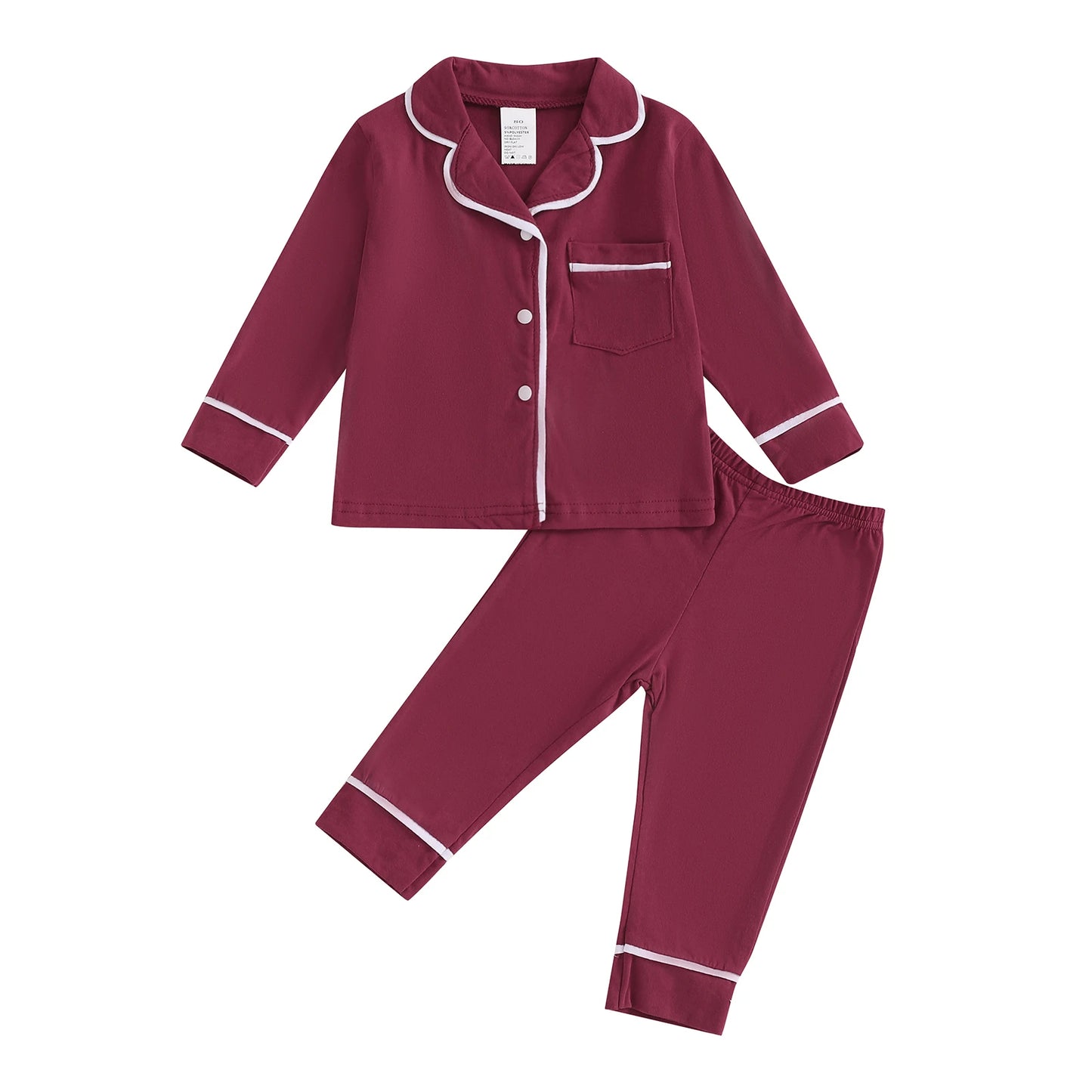 Toddler Fall Pajama Set for Boys and Girls - 10 Colors