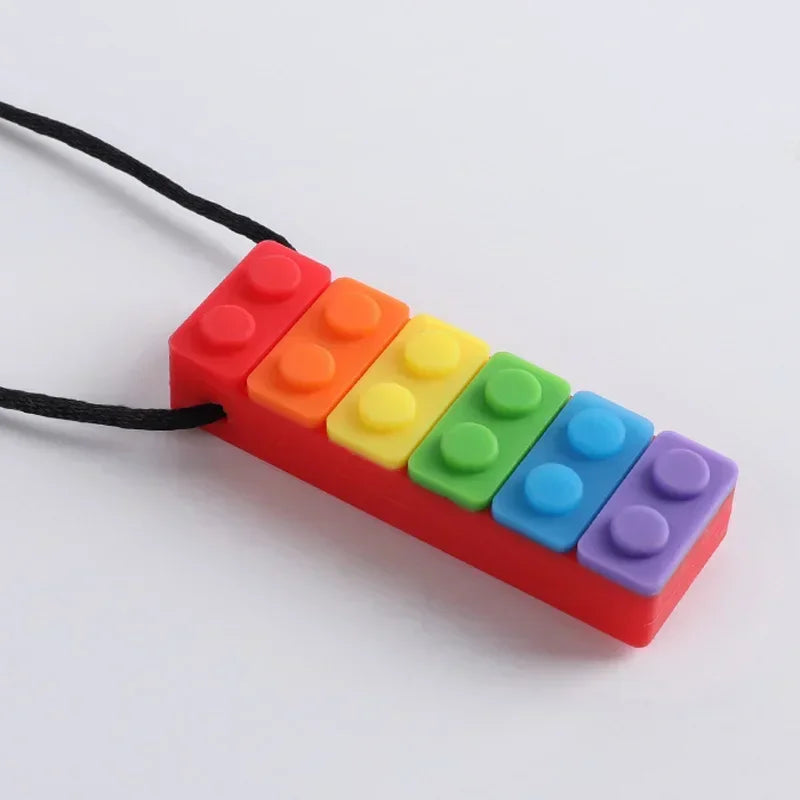 Silicone Chew Necklace for Kids with Sensory Needs