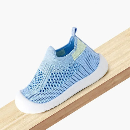 Breathable Mesh Slip-On Sneakers for Toddlers 0-3T