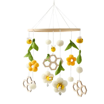 Musical Baby Cloud Rattle & Crib Mobile for Newborns