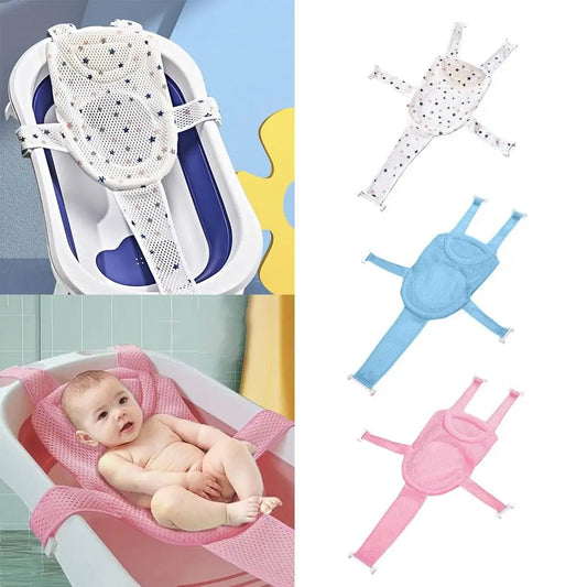 Adjustable Anti-Slip Baby Bath Cushion and Pillow Mat