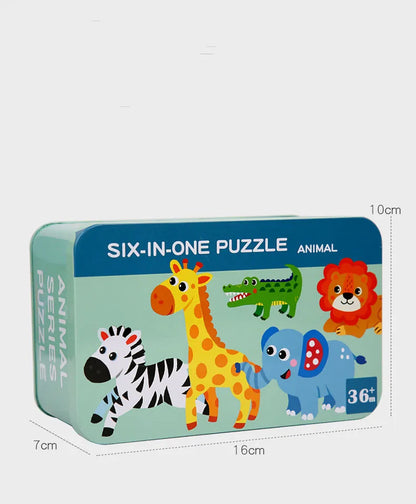 Alphabet and Number Wooden Puzzle for Toddlers 1-3 Years