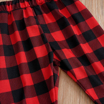 Newborn Long Sleeve Triangle Jumpsuit and Pants Set for Boys and Girls