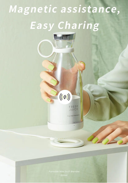 Mini trådløs bærbar blender USB oppladbar juicer