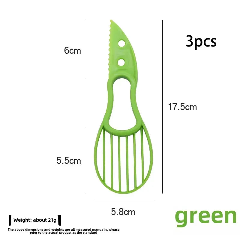 3-in-1 Avocado Slicer Tool – Corer Peeler Cutter Kitchen Gadget