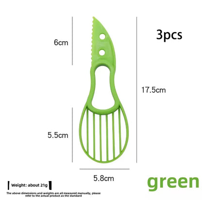 3-in-1 Avocado Slicer Tool – Corer Peeler Cutter Kitchen Gadget