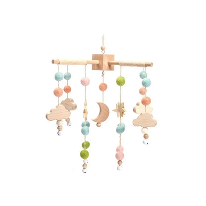 Musical Baby Cloud Rattle & Crib Mobile for Newborns