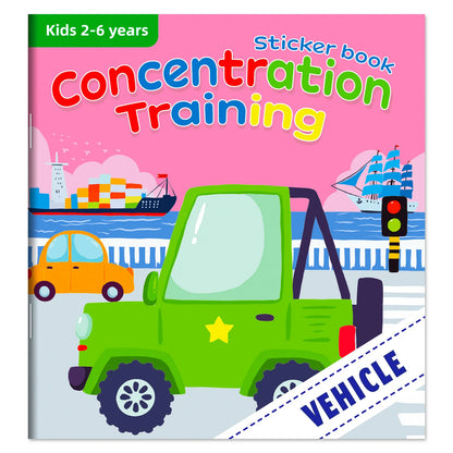 Kawaii Sticker Book for Kids - Educational DIY Puzzle Activity
