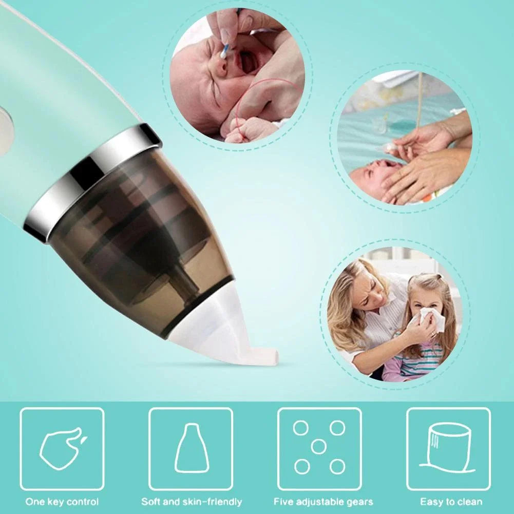 Electric Baby Nasal Aspirator for Safe Snot Removal