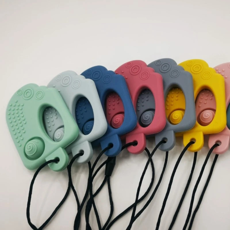 Silicone Chew Necklace for Kids with Autism and Sensory Needs