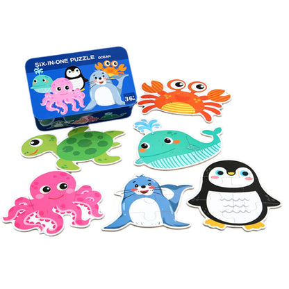 Alphabet and Number Wooden Puzzle for Toddlers 1-3 Years