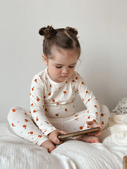 Cotton 2-Piece Pajama Set for Toddlers 1-6T
