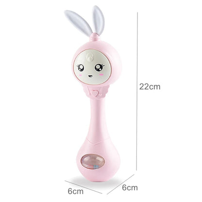 Smart Bunny Musical Rattle Toy for Newborns and Infants