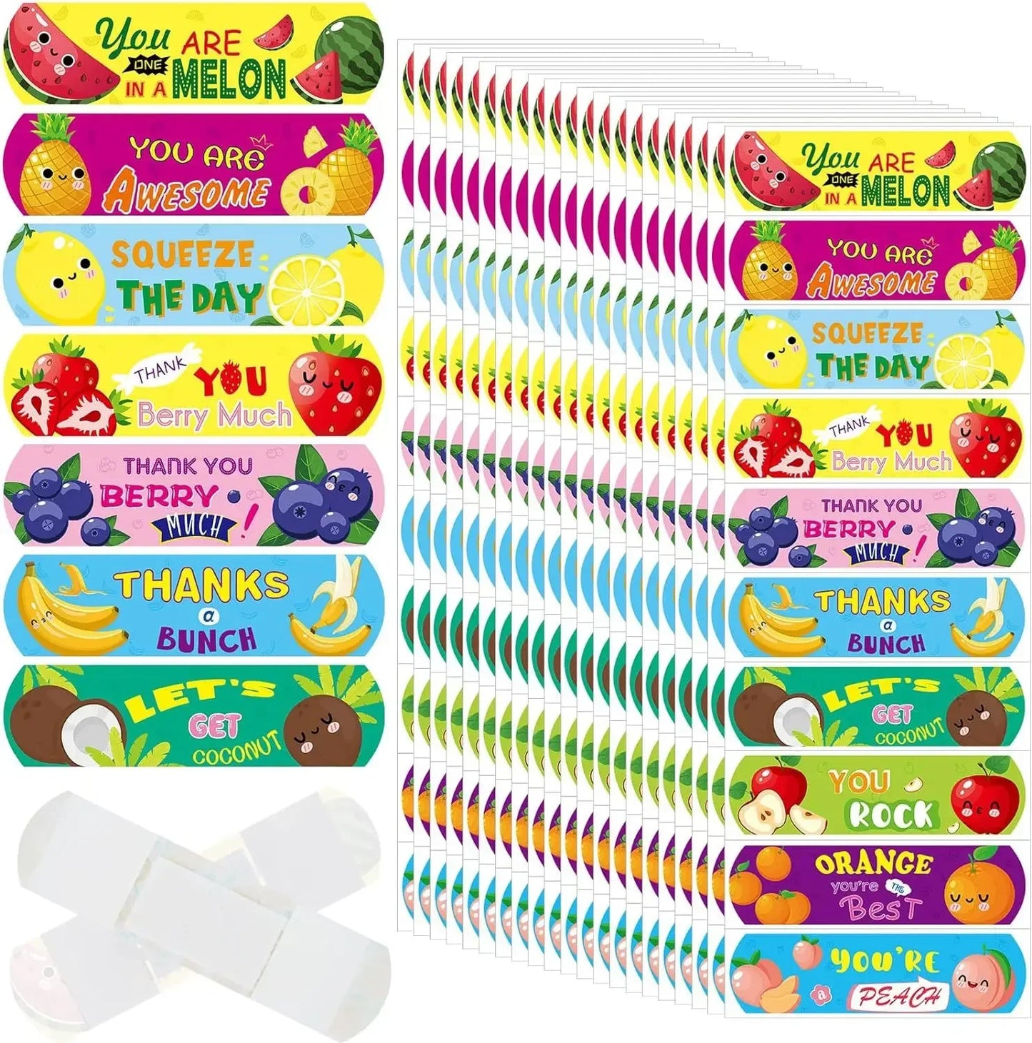 10pcs Cartoon Mermaid Horse Adhesive Bandages for Kids