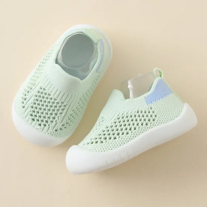 Breathable Mesh Slip-On Sneakers for Toddlers 0-3T