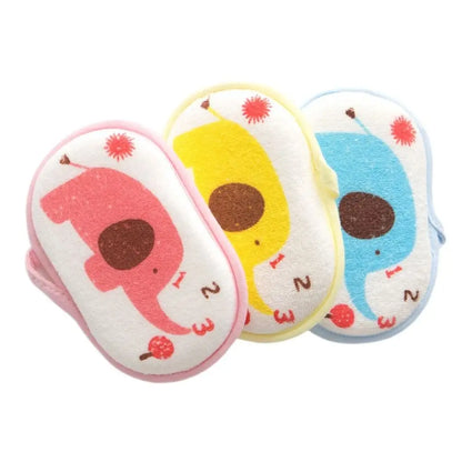 Cartoon Animal Bath Massager and Body Scrubber Sponge