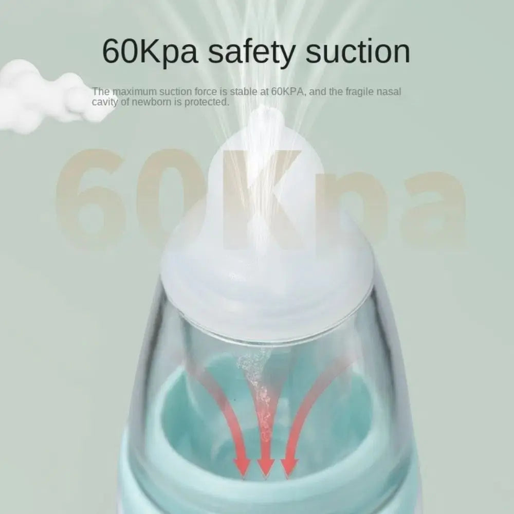 Silent Electric Nasal Aspirator for Babies - USB Rechargeable