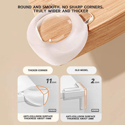 Baby Corner Protectors - Soft Silicone Safety Bumpers 4pcs