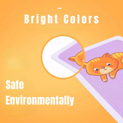 36 Pcs Animal Shape & Color Learning Cards for Kids