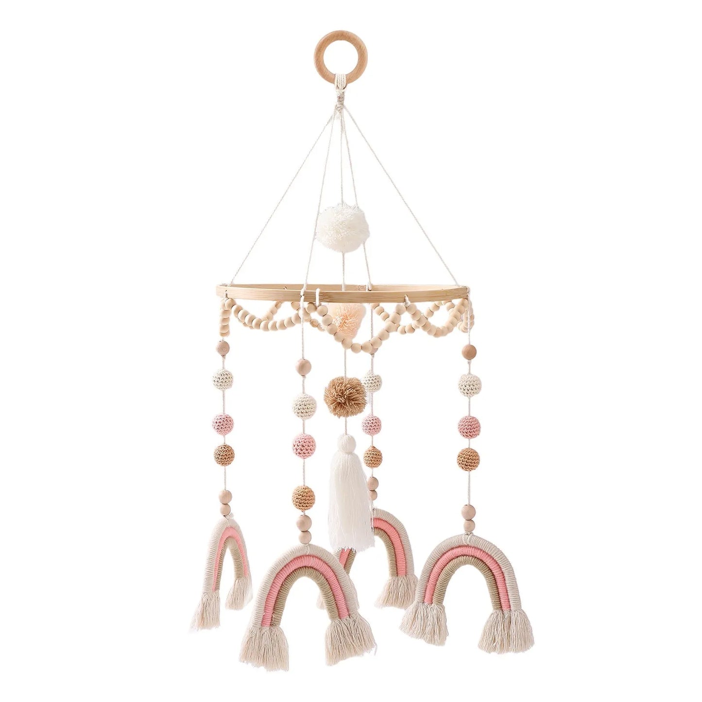 Musical Baby Cloud Rattle & Crib Mobile for Newborns