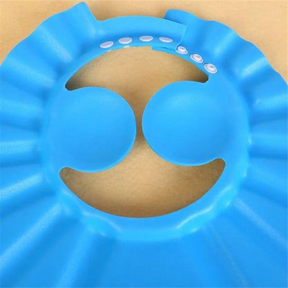 Kids Adjustable Hair Wash Shower Cap with Ear Protection