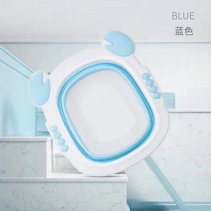 Foldable Baby Bath Tub for Travel - Lightweight & Compact