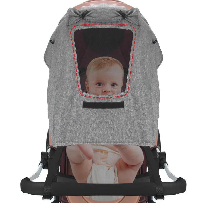 Baby Stroller Sunshade Canopy - UV Protection for Infants