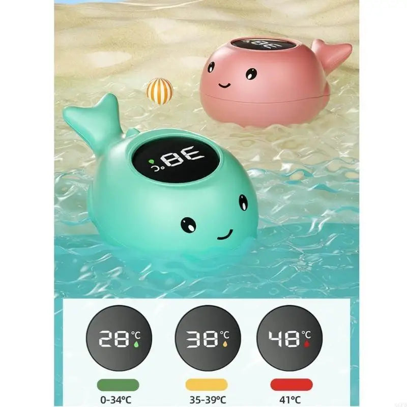 Whale Baby Bath Water Temperature Meter Floating Toy