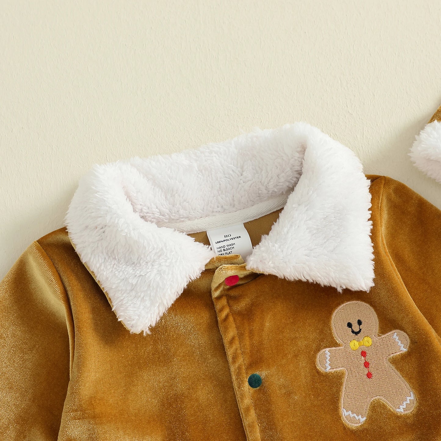 Velvet Christmas Outfit Set for Infant Boys and Girls