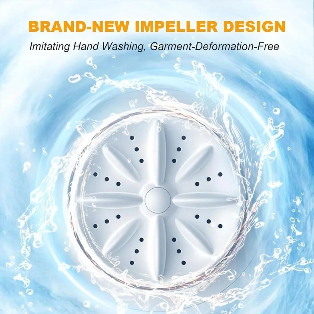 Portable Mini Washing Machine for Underwear and Socks