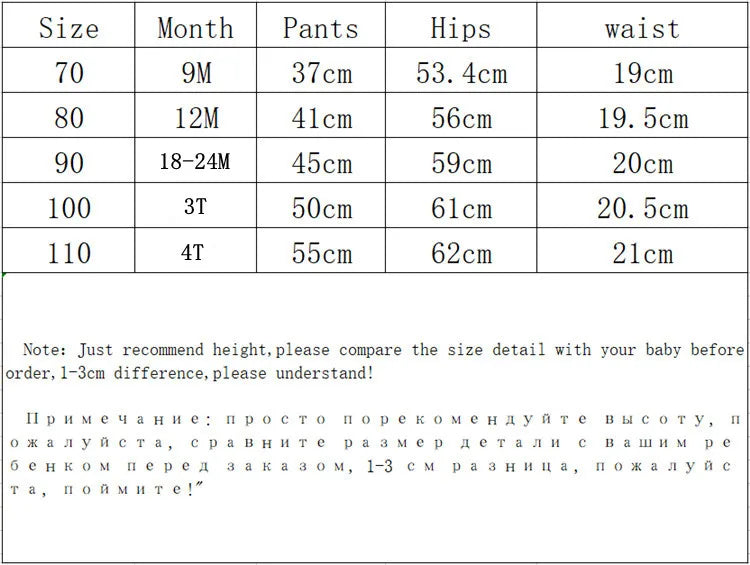 High Waist Warm Jeans for Babies - Solid Color Kids' Apparel