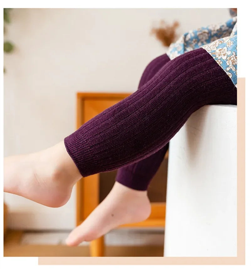 Cotton Stretch Leggings for Baby Boys and Girls (0-6 Years)
