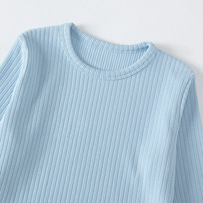 Children's 2-Piece Thermal Underwear Set for Fall/Winter