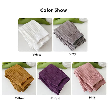 Cotton Stretch Leggings for Baby Boys and Girls (0-6 Years)