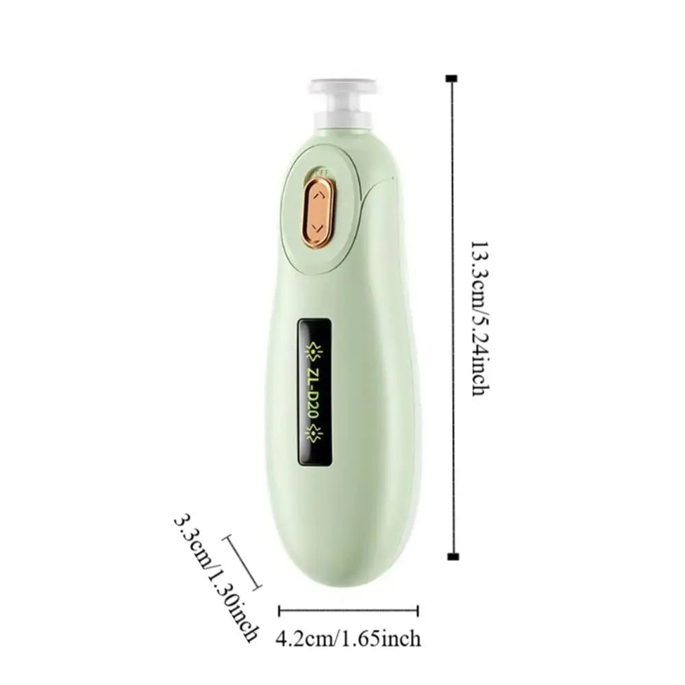 Electric Baby Nail Trimmer with 6 Grinding Heads for Infants